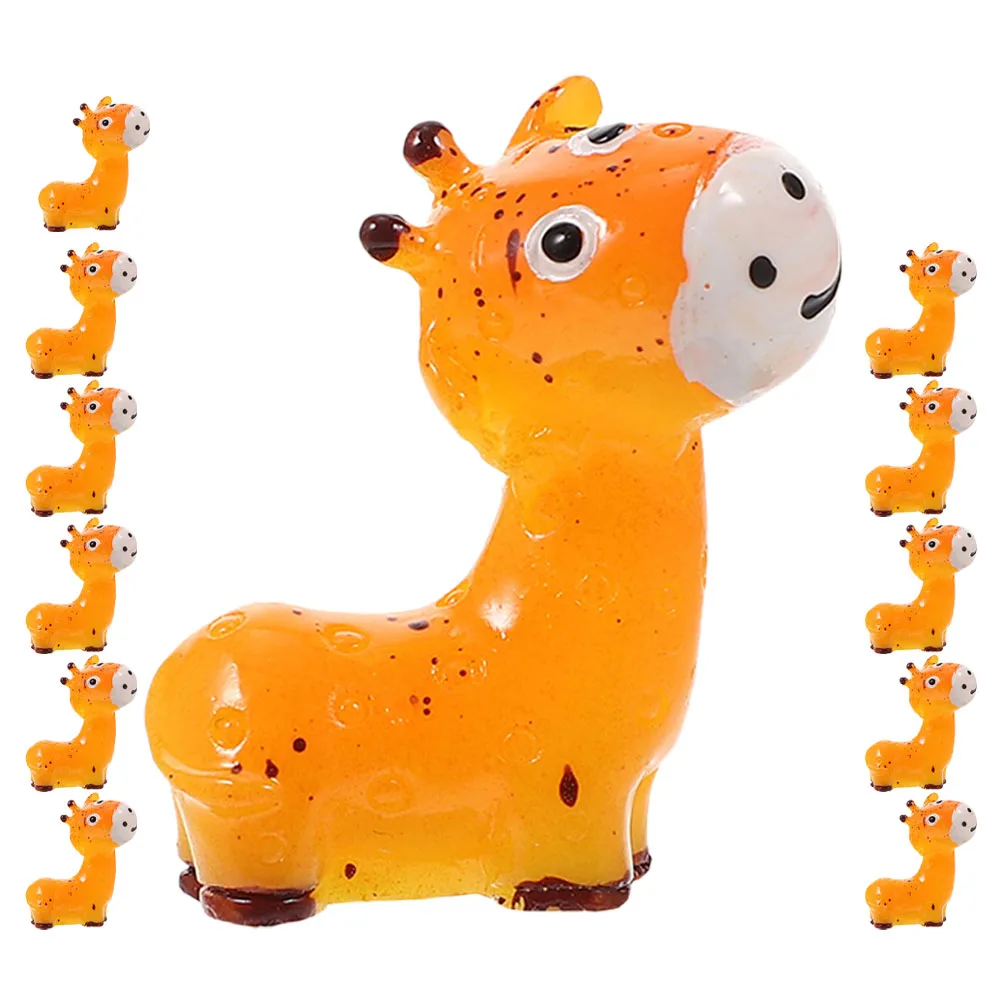 

12Pcs Mini Deer Resin Figures Tiny Animals for Garden Decor DIY Crafts Outdoor Statues Deer Statues Mini Figurine