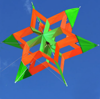 New Arrive New Style 3D Flower Kite With Handle & Line Good Flying