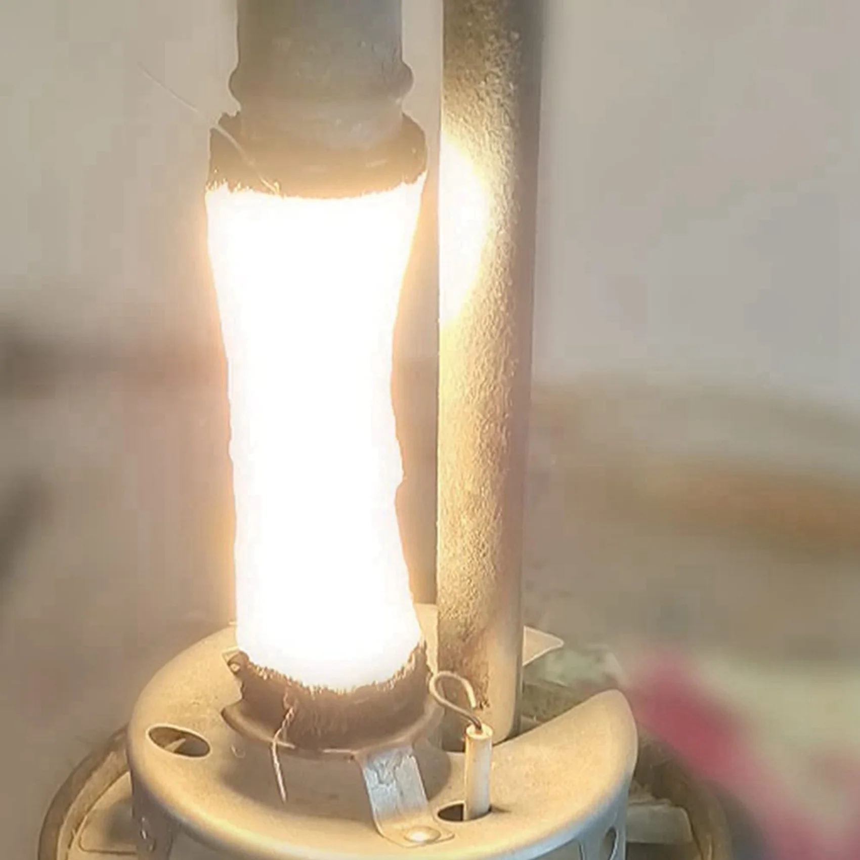 ABUP-12 Pack Gas Lantern Mantles Bulk Accordion Shape 95 Clip On