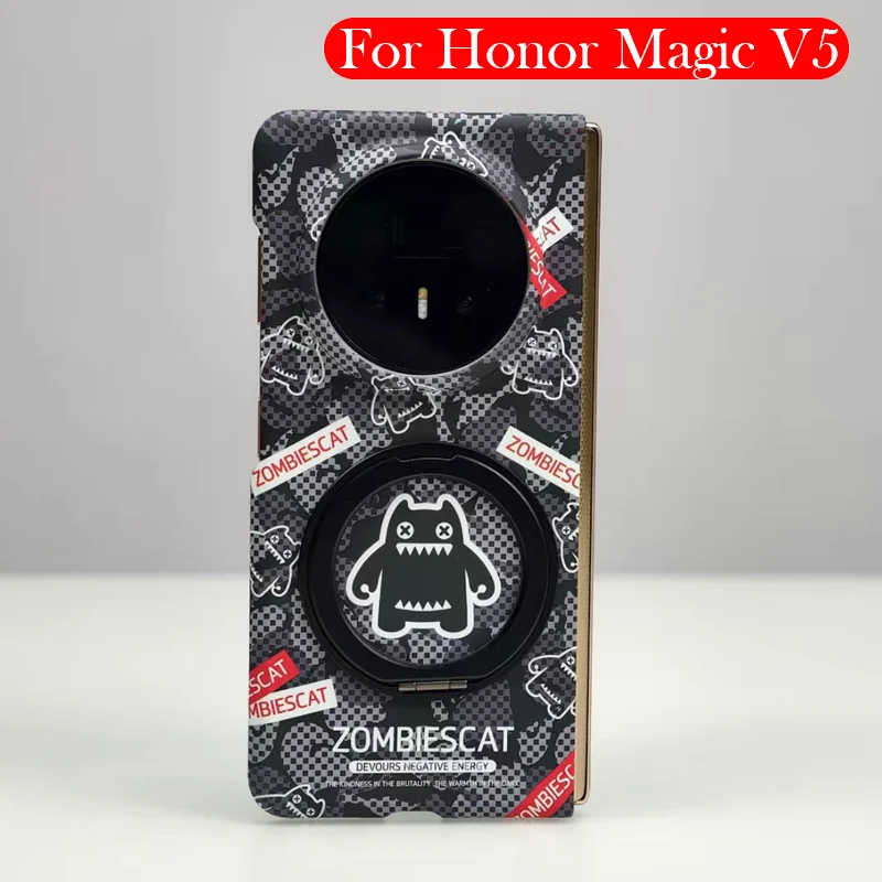 

Магнитный чехол для Honor Magic V5, задняя крышка с кронштейном