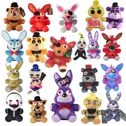 Five Night At Freddy Fnaf Cute Plush Toys bambola da gioco 18 CM Bonnie Bear Foxy Cartoon bambole ripiene Freddy Toys For Children Gifts