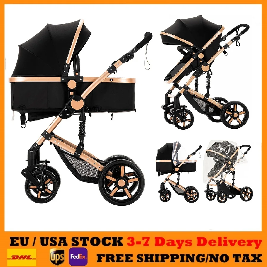 

Supperbebe Baby Stroller 2 in1 Light Stroller Baby Cart Baby Newborn Baby Stroller with Four Wheels Multiple Carriage Baby Cars