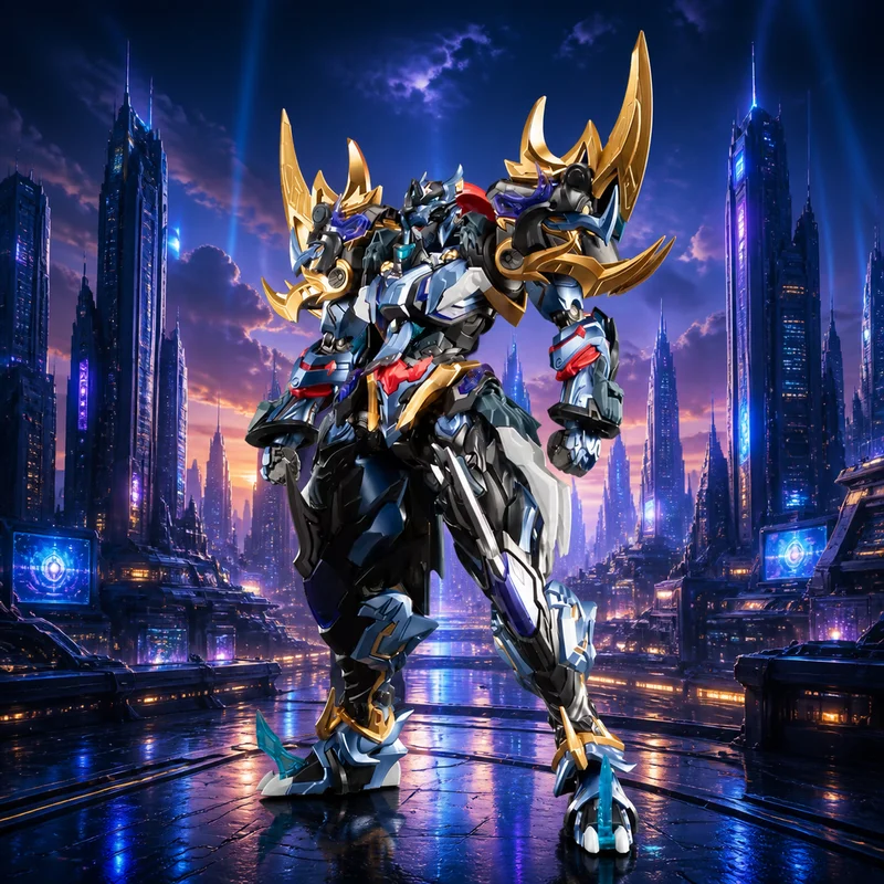 Image of Motongke Zhongyong Grade Zusammengebautes Dianwei Mecha-Modell Star Soul General Series Legierungsrahmen-Bausatz Sammlerfigur Spielzeug