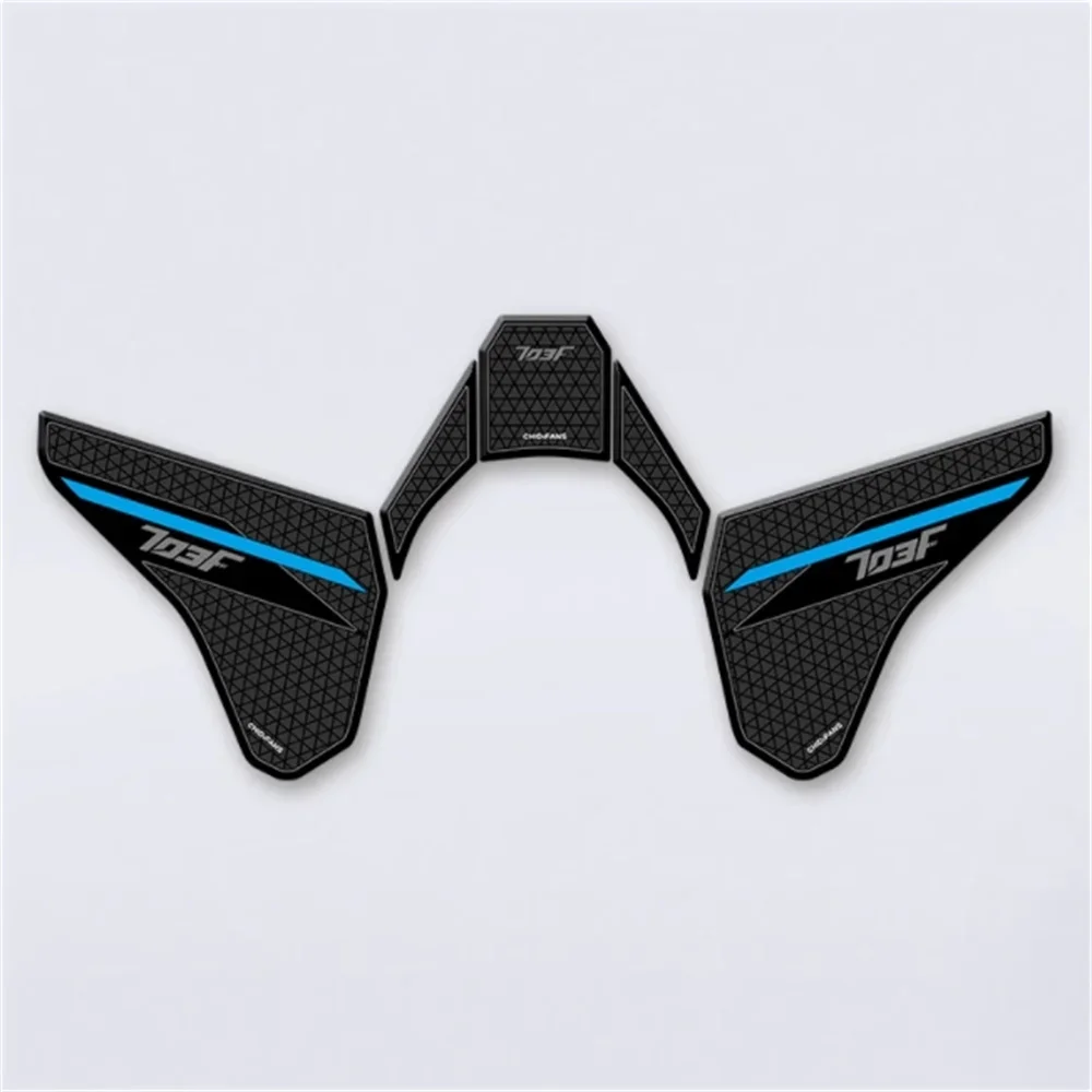 

Rubber fuel tank sticker For 2024 ZONTES 703F modified body protection sticker 703 f anti-collision sticker film accessories