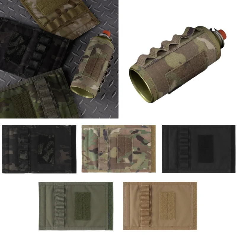 Gas Can Protective Cover Outdoor Tactical Fuel Gas Can Tank Protective Case Anti-Fall Gasoline Canister Gas Can Cylinder Case