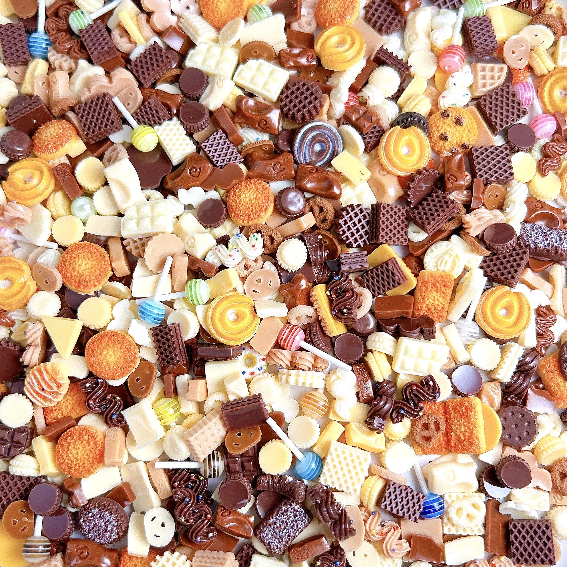 30 sztuk kreatywne urocze Smiley Pizza ozdoby do paznokci imitacja czekoladowych ciasteczek lizaki żywiczne zawieszki do paznokci DIY Manicure