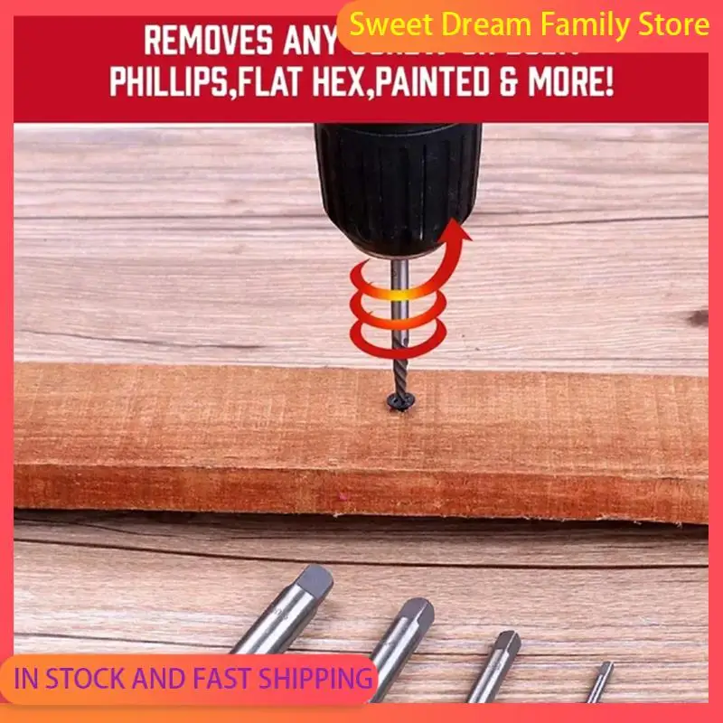 

SDFC-легированная сталь для набора инструментов для снятия сломанных болтов-10 шт. кобальтовые левые сверла и экстракторы в металлическом корпусе