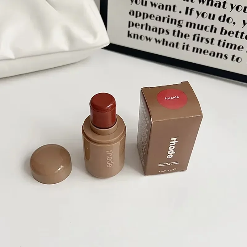 Rhode Pocket Blush LIP Stick Lip & Cheek Hydrating Stick Natuurlijke Rouge Poeder Blush Crème Lipstick Wangen Makkelijk Aan te Brengen Kleur