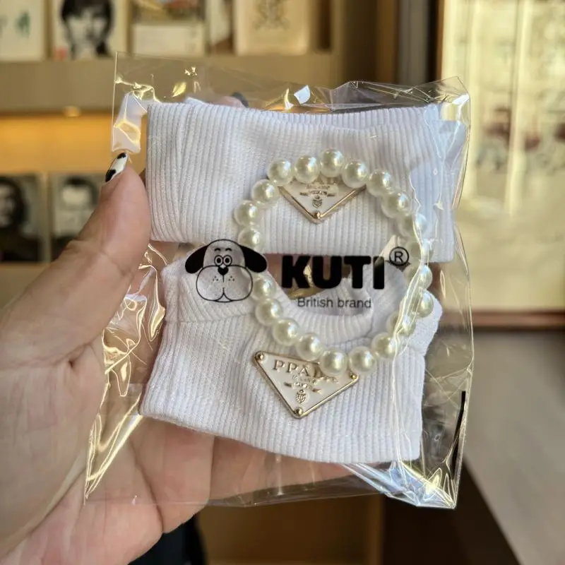 (Geen Pop) Alleen Geschikt Voor Labubu Poppenkleertjes Met Hoeden Parelkettingen Gebreide Sets Labubu Poppenkleertjes Pop Accessoires