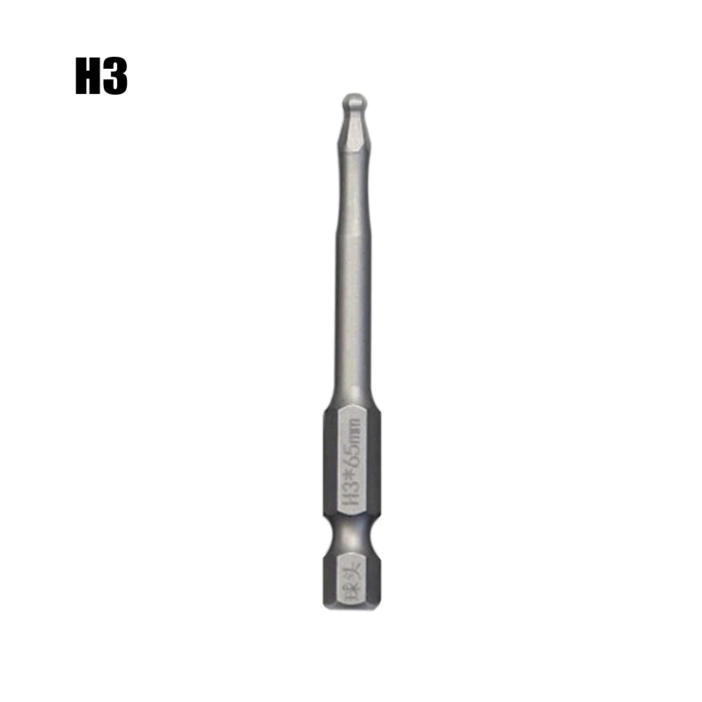 Ball End Screwdriver Bit Electric Electroplating H2-H6 Hand Tools Hex Hexagon Hexagonal Magnetic Metric Brand New