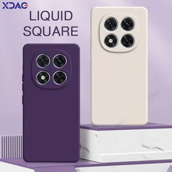 Luxury Dual Layer Cellphones Case for Xiaomi POCO X7 5G Global Version Soft Square Liquid Silicone Phone Bags POCOX7 Armor Cover