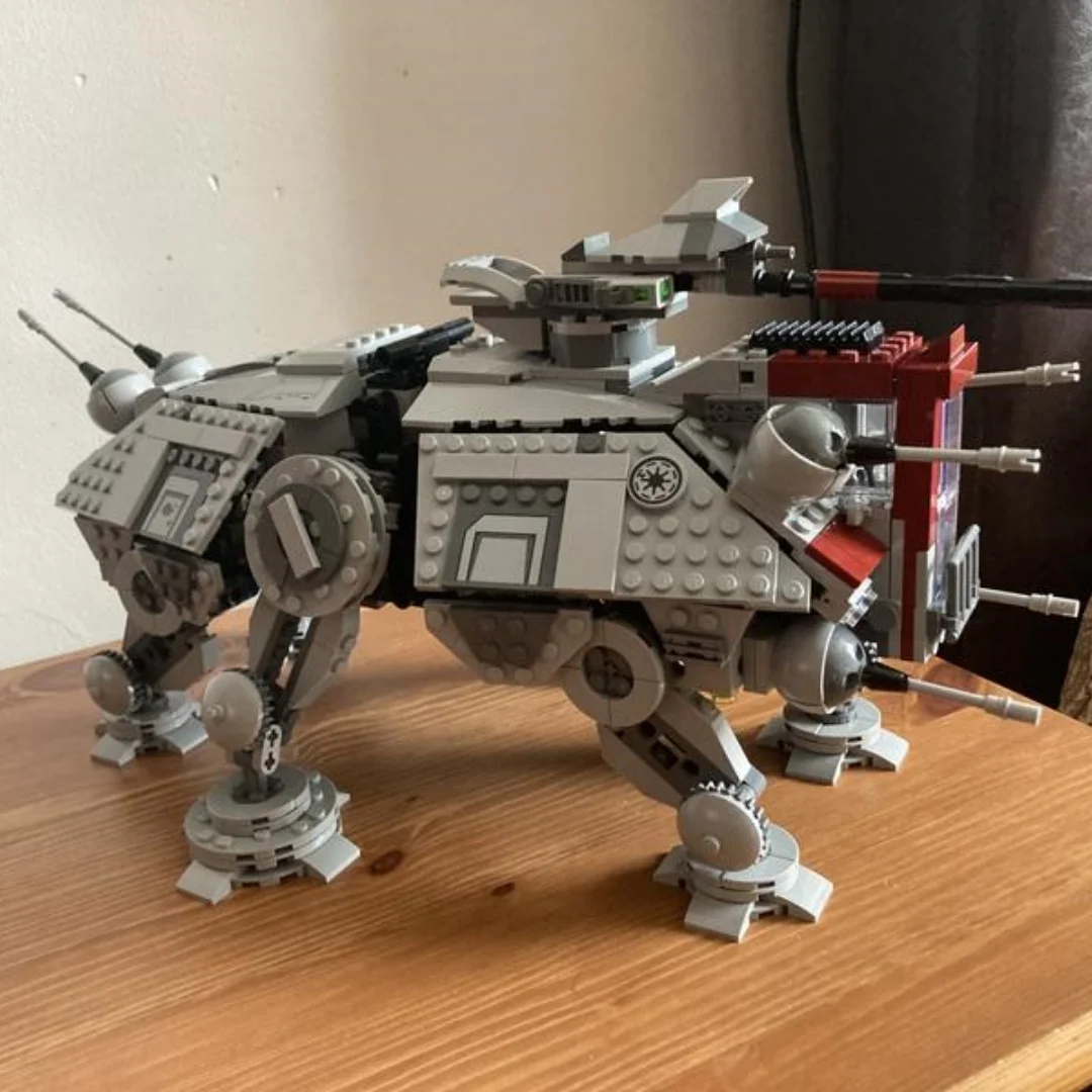 In Stock New Compatible 1082pcs Space Wars Assembly Toy Home Decor Christmas Gift for Adult AT-TE Walker Brick Building Blocks