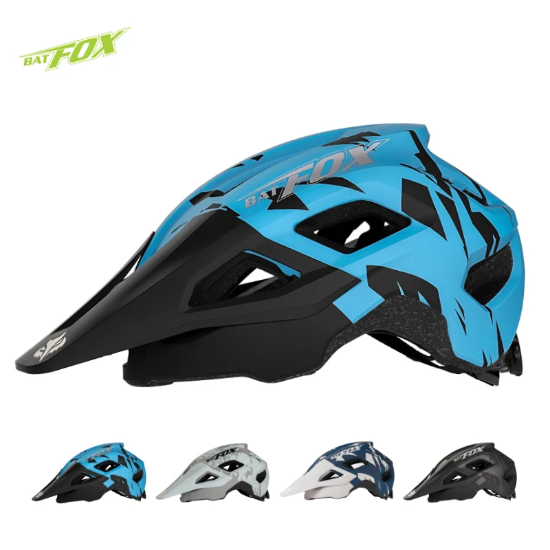 BATFOX Road Bicycle Helmet Style Sports Ultra-Light Breathable Helmet Cycling Mountain Unisex MTB Bicycle Racing Helmet