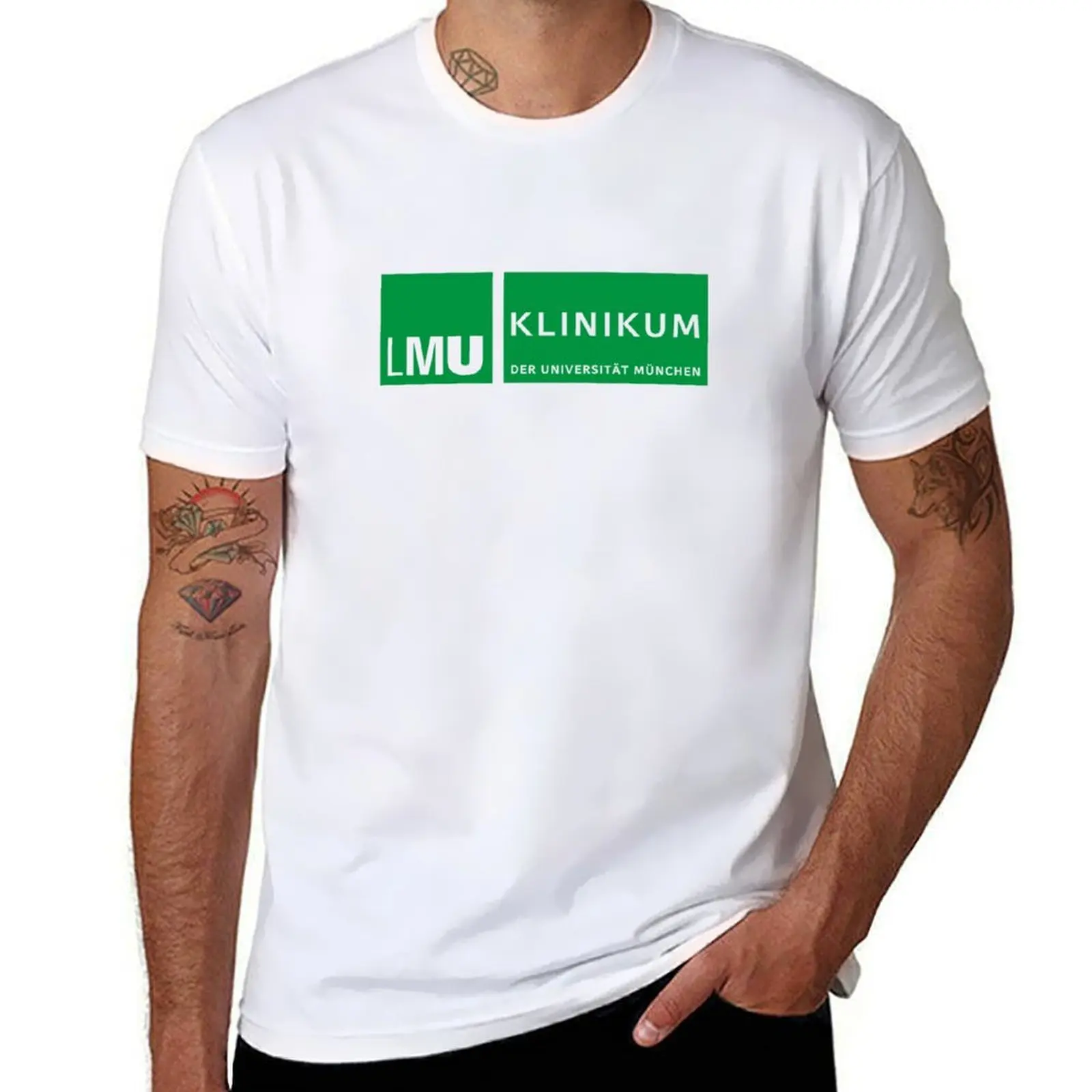 

LMU Klinikum - Ludwig Maximilian University of Munich T-Shirt black cotton t-shirt plain for man package T-Shirt
