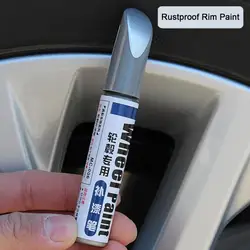 Paint for Car Wheels Car Touch-up Paint Kit for Wheel Scuff Repair Waterproof Pen with Super Adhesion Portable Compact for Car