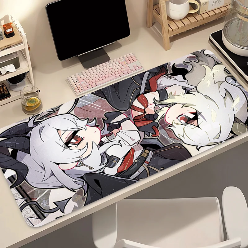 

Коврик для мыши Игровые аксессуары Gabinete Gamer ПК Компьютерный настольный коврик Wuthering Waves Zani Коврик для клавиатуры Аниме Девушка Планшет Коврик для мыши