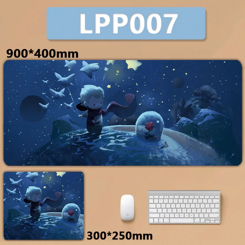 The Little Prince Le Petit Prince XXL Mouse Pad Large Computer Laptop Non-slip Keyboard Desk Mats Mousepad