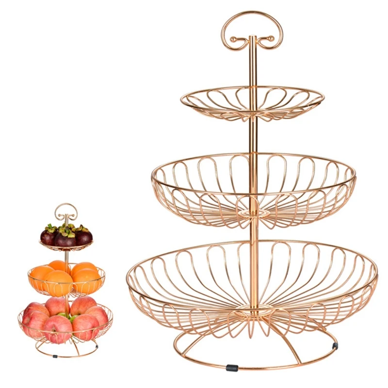 Bread Holder Black White Golden Silver 4 Colors to Choose Fruit Baskets NEW arrival