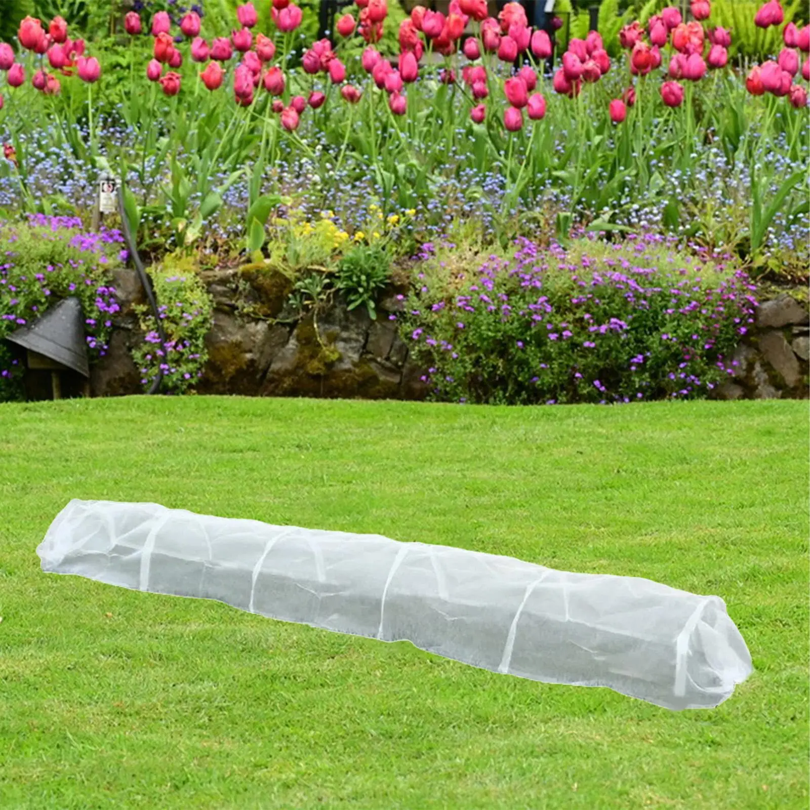 

Garden Tunnel Shade Net Cover Plant Row Cover for Raised Bed Greenhouse Yard