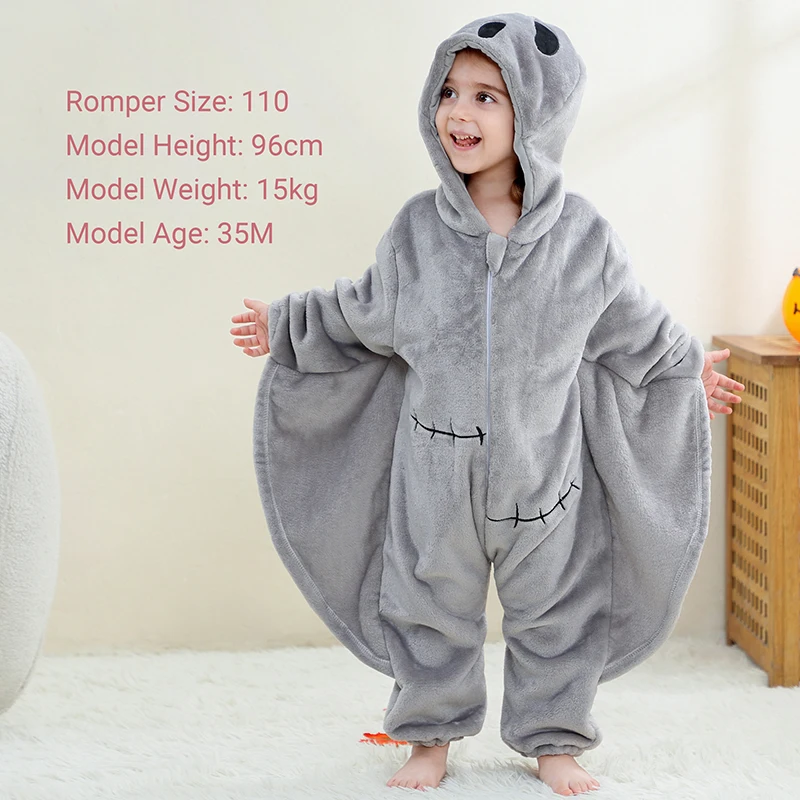 MICHLEY Karneval Baby Strampler Flanell Cosplay Kleinkind Säugling Kleidung Overall Bodysuits Jumpsuit Kostüm für Mädchen Jungen – Detail 29