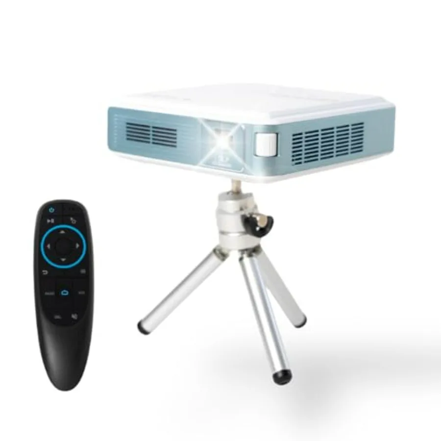 

2024 Outdoor Portable Projector J4a Rechargeable Android Projector with Built-in Battery and Speaker for Camping Supports 1080P
