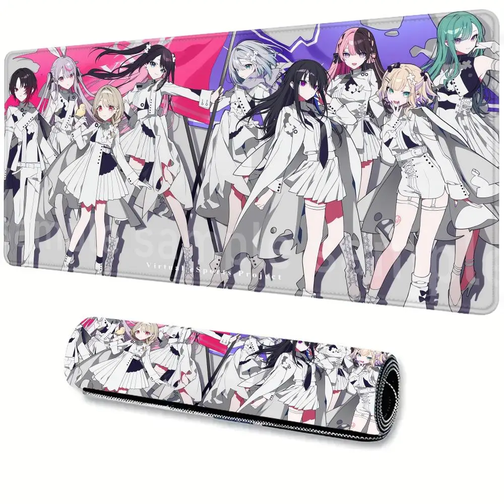 

VSPO Rubber Mouse Pad VTuber Virtual YouTuber Large Mousepad XXL Padding Computer Keyboard Mat Anime Pc Gaming Accessories Mat