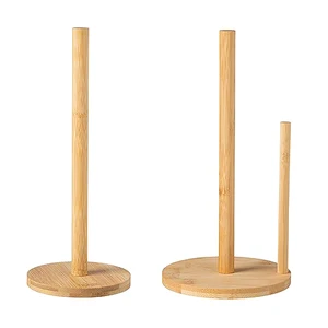 Küche Holzbrötchen Badezimmer Papierhandtuch Unterstützung Stoff vertikaler Steckdosen Power Pot Pot Küche Badezimmer Lagerzubehör Accessoires 10 Hauptverkaufsholz Woods - №7