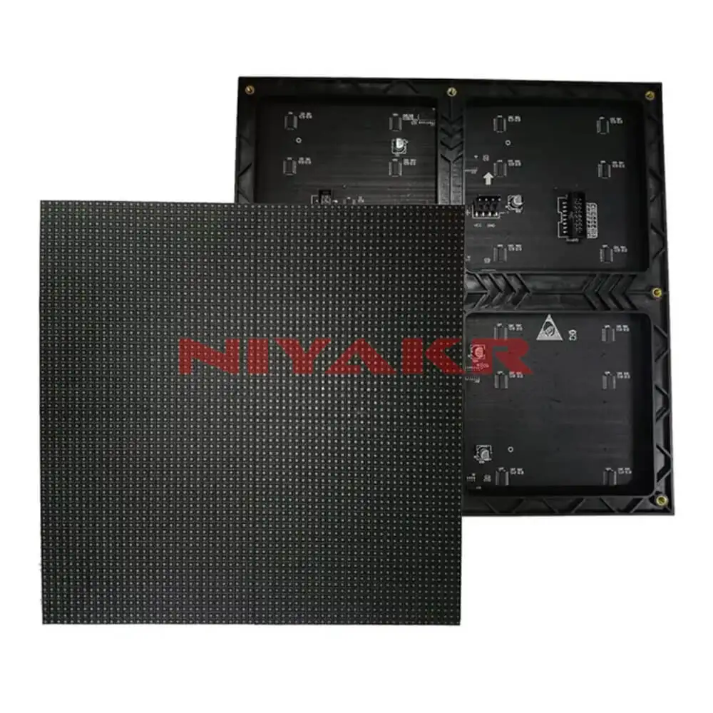 Indoor RGB Full Color Matrix P4 64x64 Pixels LED Display Module 256x256mm