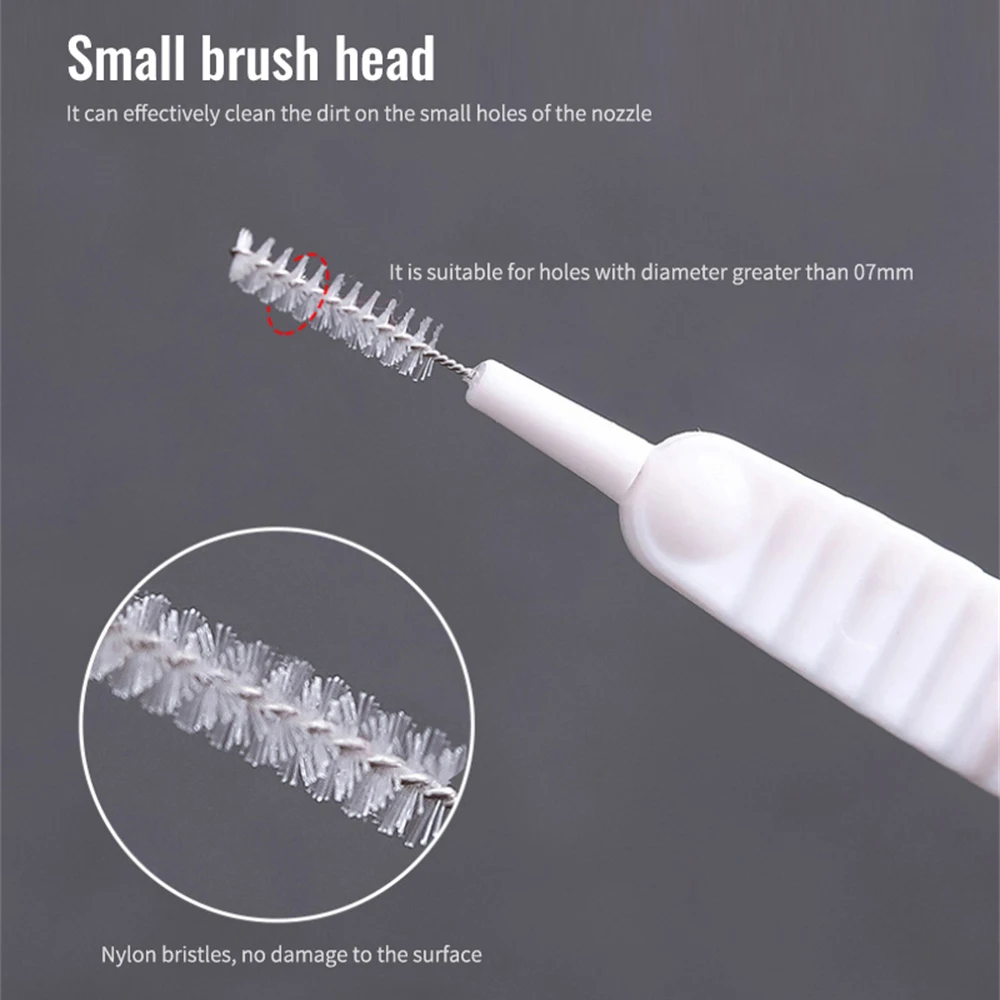 10/5 Sets Shower Head Cleaning Brush Cell Phone Anti-clogging Pore Gap Cleaning Brush Shower Pore Gap Brush Head Cleaning Tools