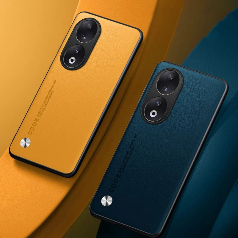 حافظة جلدية PU لهاتف Honor 90 غطاء خلفي من السيليكون غير اللامع مقاوم للصدمات حماية كاملة جراب هاتف لهاتف Honor 90 Honor 90 Coque