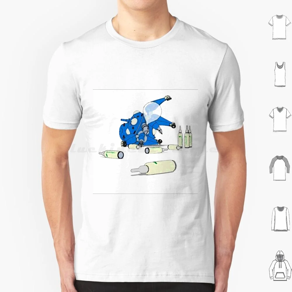 Drunkonnaturalgas T Shirt 6xl Cotton Cool Tee Tachikoma Ghost In Shell Movie Stand Alone Complex Standalone Anime Manga
