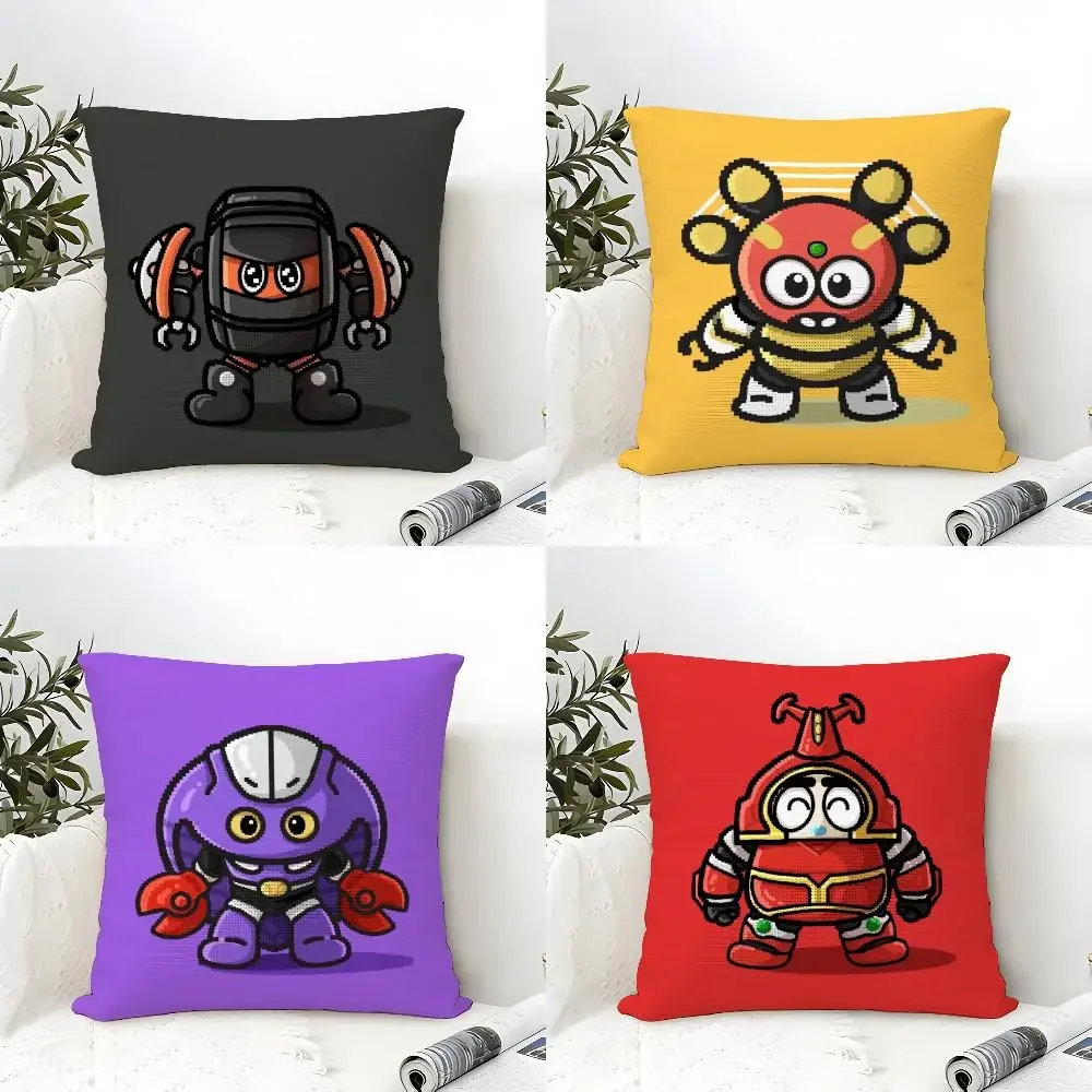 Classic Anime BB-Robo Kabutack Pillow Case linen pillow case sofa home decor cushion cover cushion cove view 2