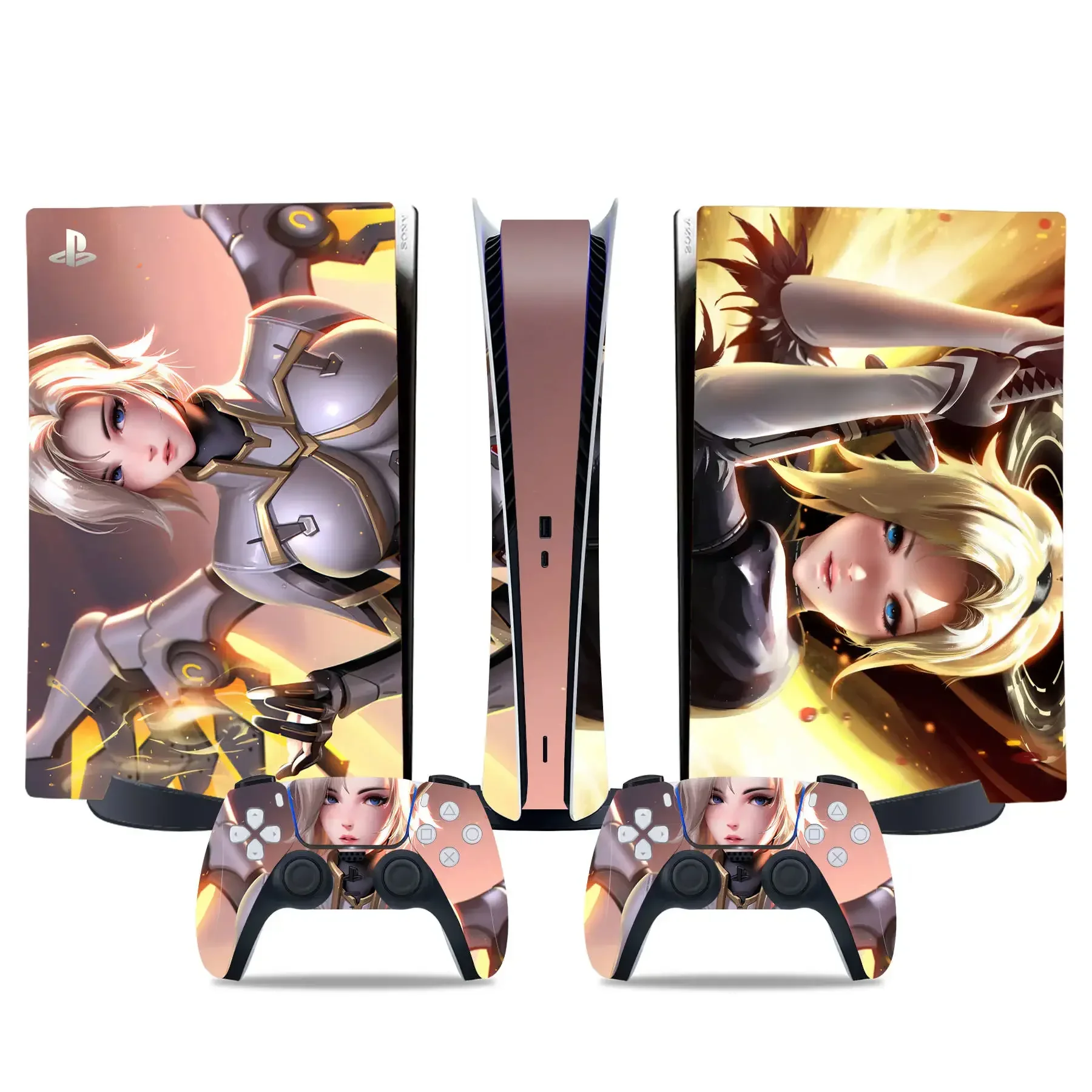 girls new game Colorful design custom skin for ps5 digital vinyl decal skin sticker