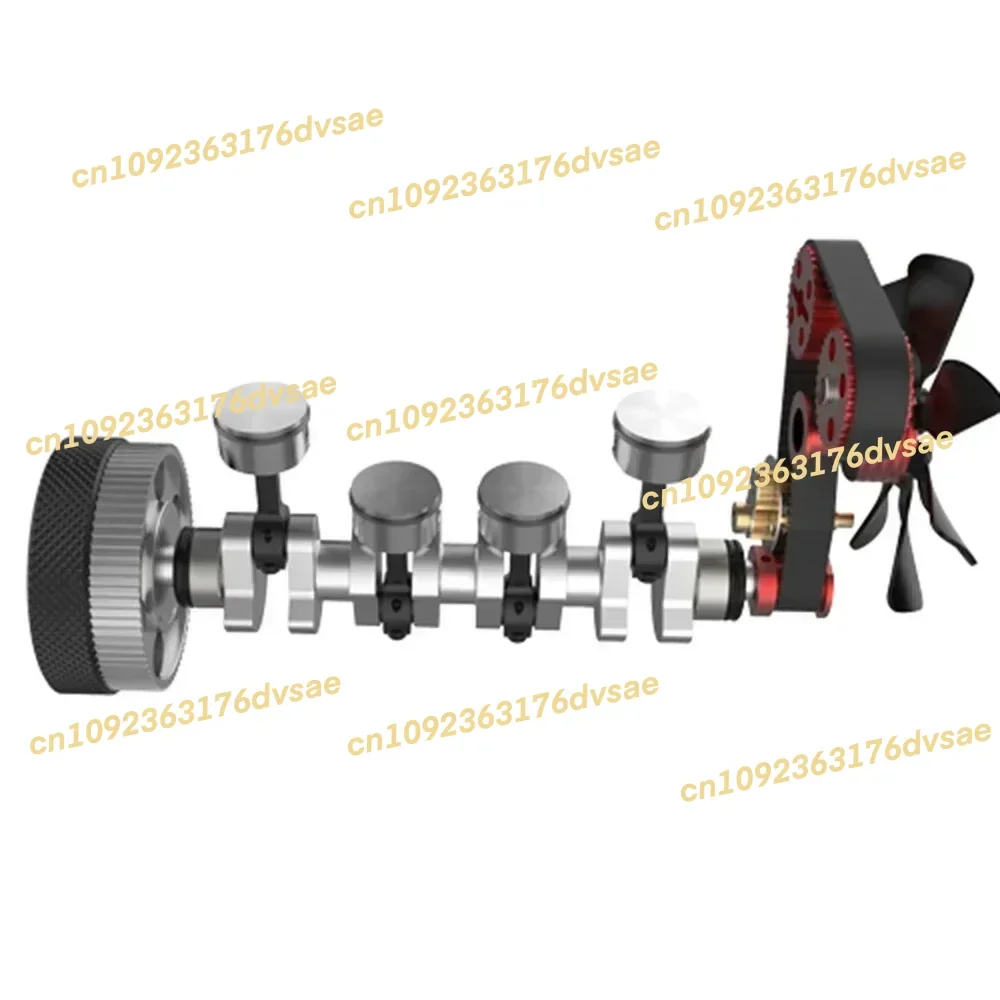 متوفر في المخزون تويان محرك صغير L400W اسطوانة رباعية الأشواط الميثانول المياه المبردة الغاز نموذج 1/10 RC قطع غيار السيارات قارب المركبات #5