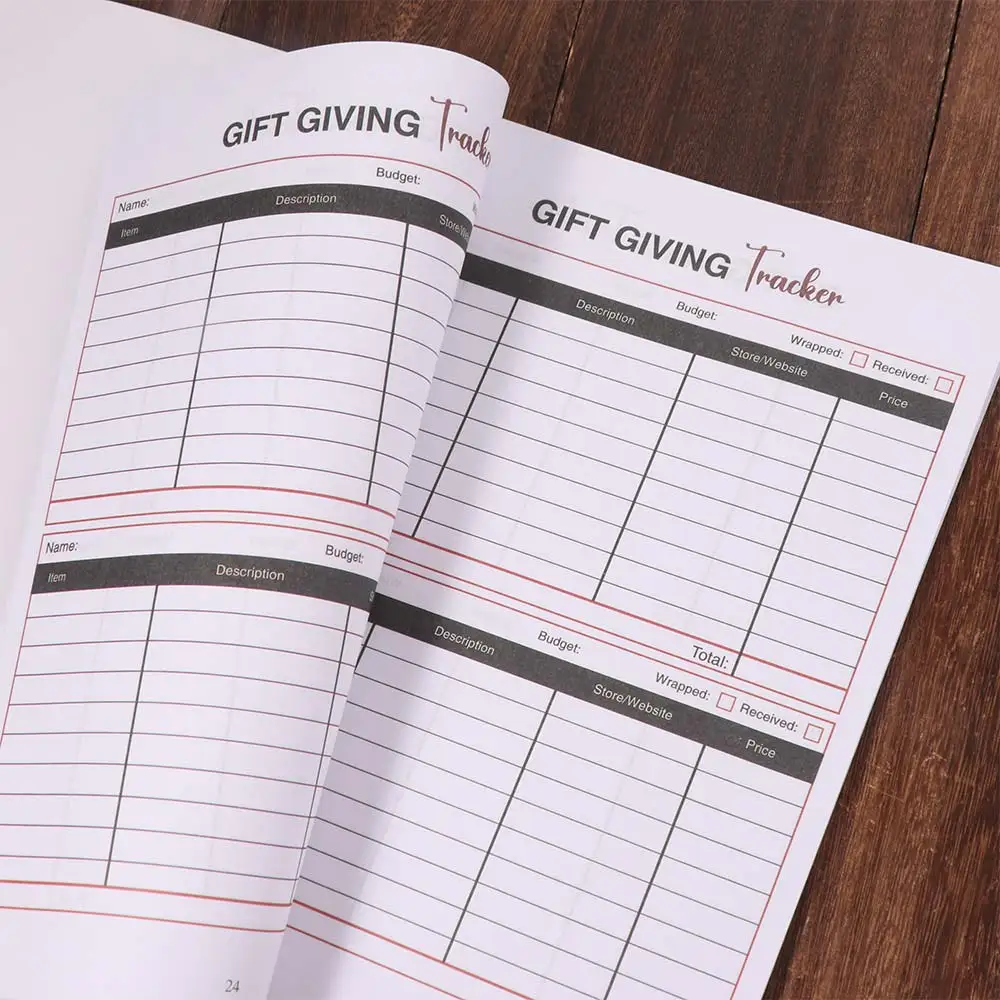 Agenda Promemoria Agenda natalizia Notebook Abitudine Tracker Diario Lista delle cose da fare Notebook Time Organizer Efficienza