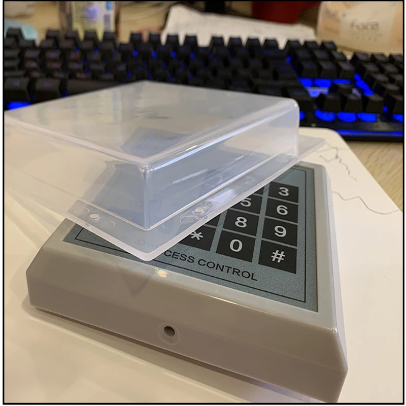 5YOA Transparent Rain Cover For Access Control Machine Device Durable Sunscreen Case Dustproof Waterproof Shell