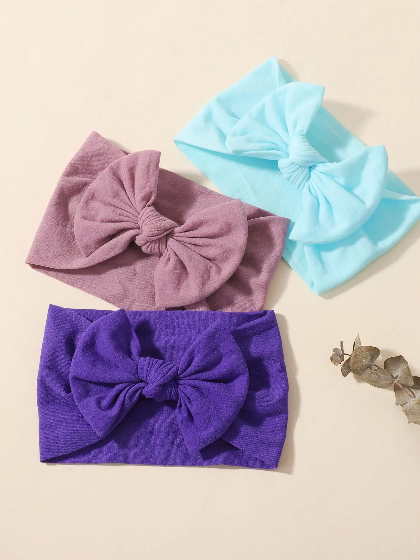 

bilicaca 10/30 шт. утолщенные, супермягкие и эластичные детские повязки на голову, теплые, влагоотводящие, поддерживающие рост ребенка, случайный цвет/дизайн