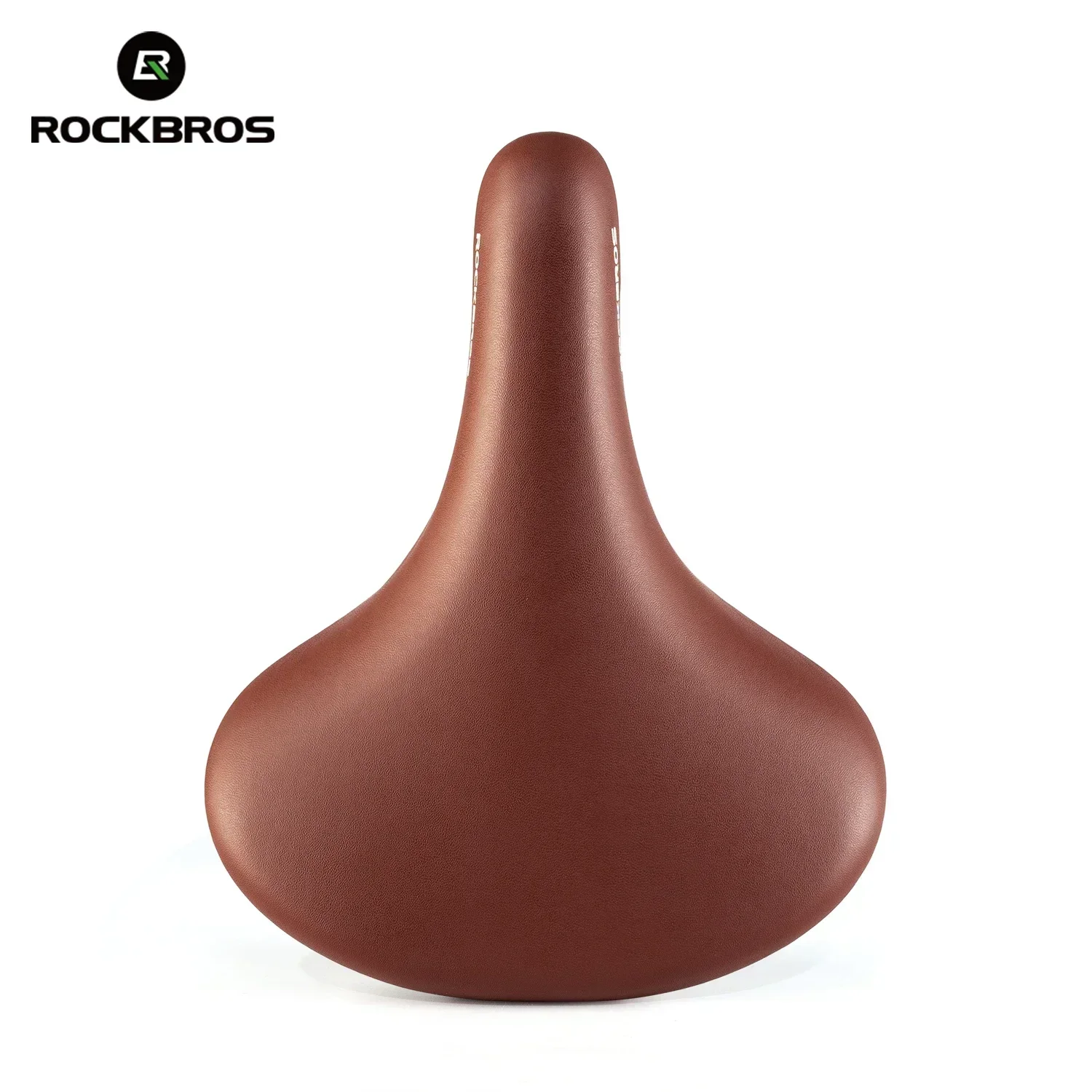 

ROCKBROS Men's and Women's Comfortable Saddle Vintage City Bicycle Wide Soft Leather Bicycle Seat Parts Vintage Bicycle Cushion