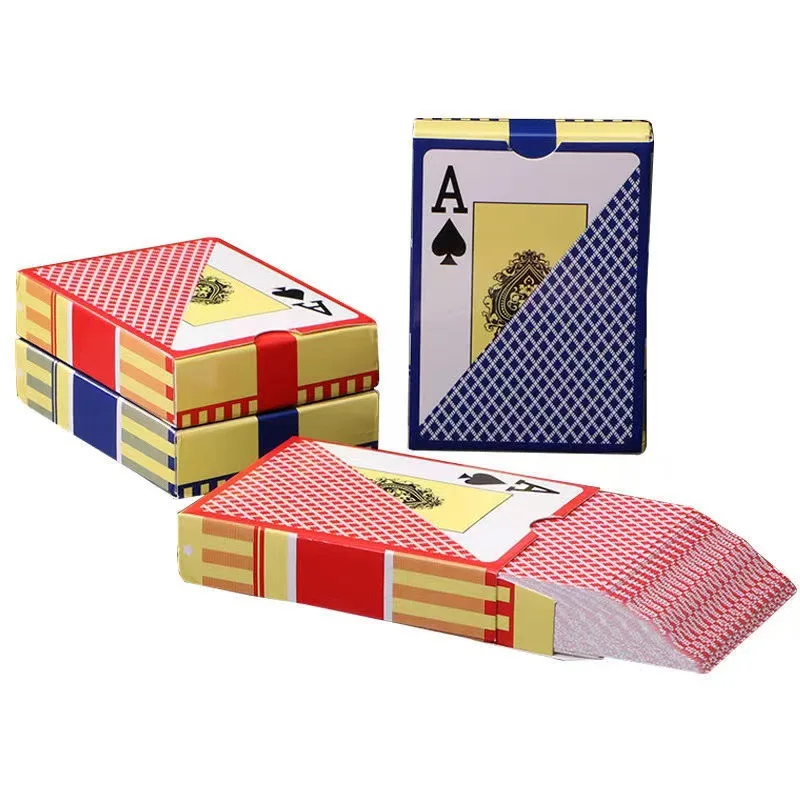 بطاقة بوكر بلاستيكية مقاومة للماء من تكساس، بطاقة بوكر PVC قابلة للغسل وغير لامعة للترفيه