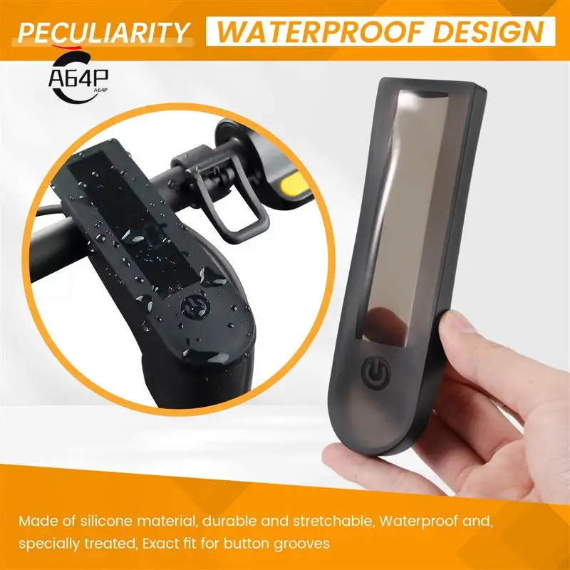 

A64P-Скутер Водонепроницаемый силиконовый чехол для Ninebot MAX G30 Панель приборной панели Крышка печатной платы Крепление Защита от царапин