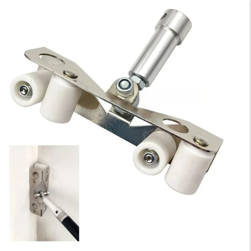 

Adjustable Internal Corner Roller Tool for Drywall with Dual Rolling Mechanism To Flawless and Smooth Corner Finishing