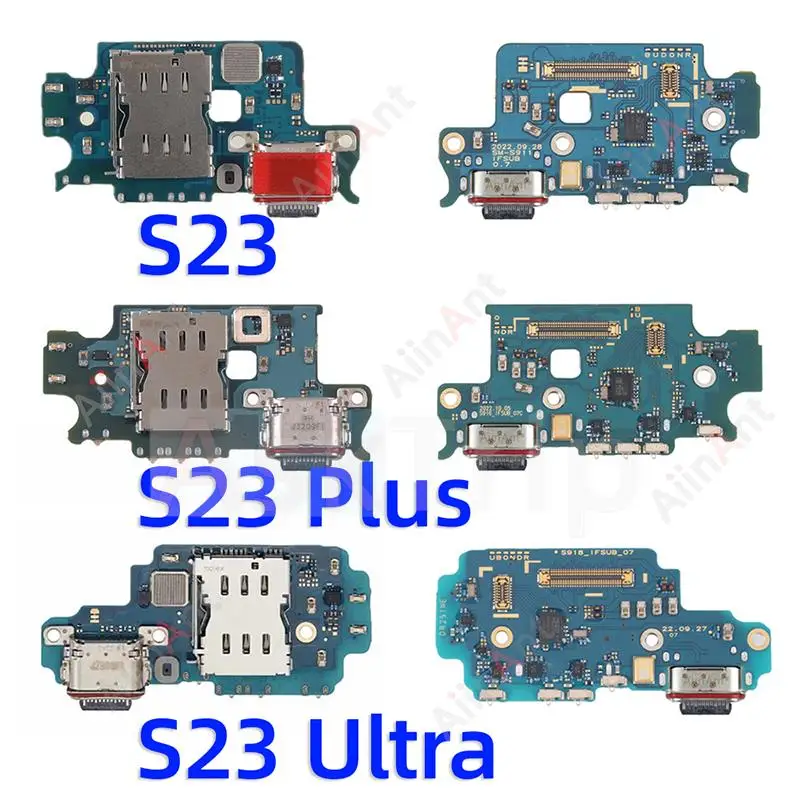 

Aiinant USB Port Charging Board Dock Connector Charger Flex Cable For Samsung Galaxy S23 Ultra Plus S911B S911N S911U S911E