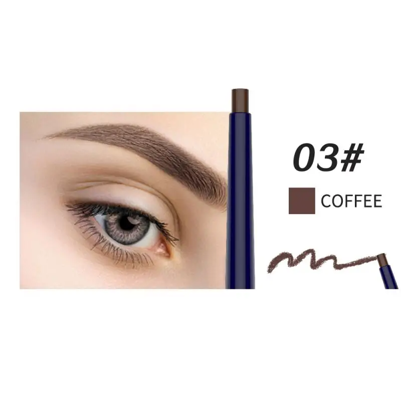 1~4PCS Color Natural Long Lasting Not Blooming Eyebrow Pencil Waterproof Sweatproof No Fading Rotary Eyebrow Pen Makeup TSLM1