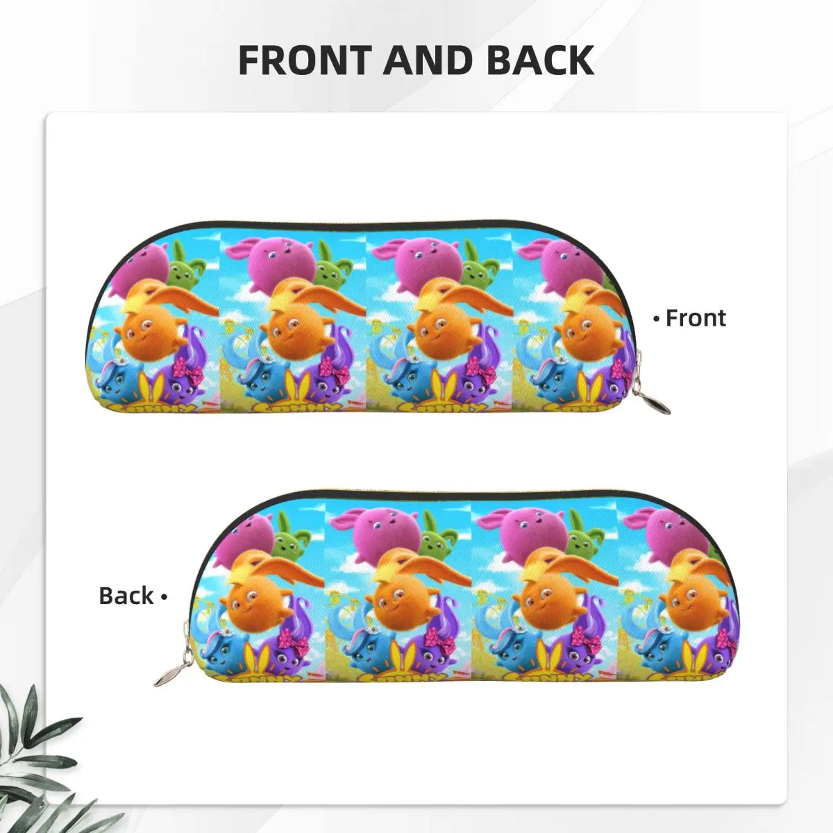 써니 버니즈 애니메이션 만화 연필 케이스 펜 홀더 수납 문구 용품 대용량 펜 박스 필통 남아 여아 학생용