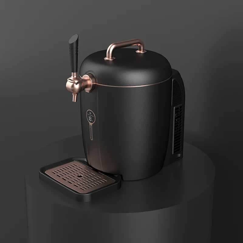 6L Factory Customization ODM OEM Rose Gold Beer Portable Dispenser Hed With Stainless steel Tap in Home