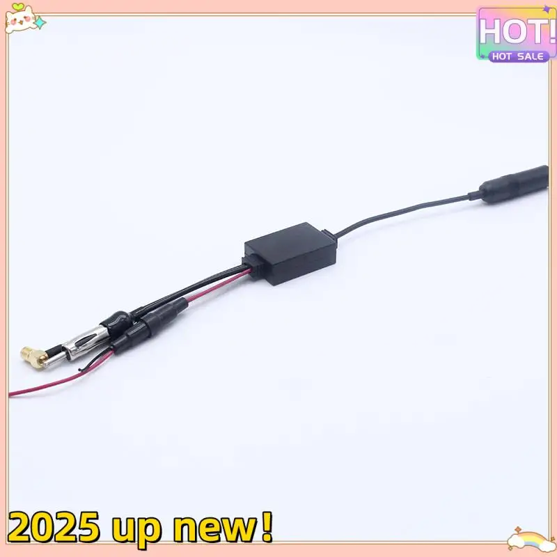 

Superior-DAB+ Car Splitter Adapter Active Antenna Auto Radio FM Antenna Signal Amplifier Crossover 12V Universal