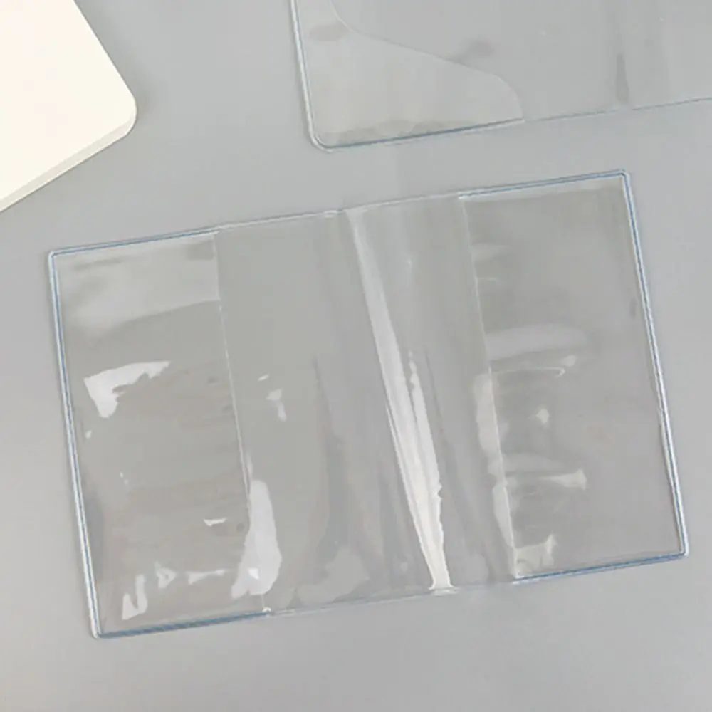 Durable A5/A6 Notebook Protective Sleeve PVC Transparent Scrapbooking Cover Waterproof Book Cover Diary