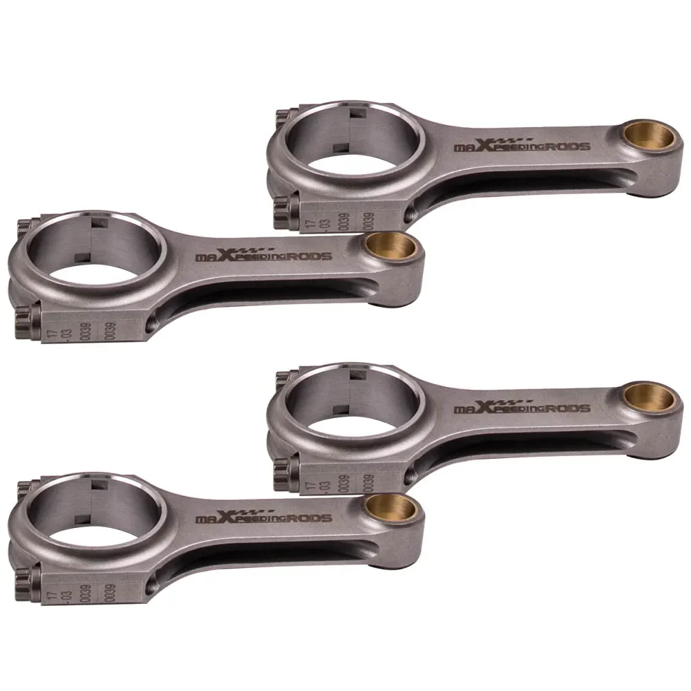 MaXpeedingrods Forged 4340 Connecting Rods For Ford Kent Crossflow 4.928 ARP 2000 Bolt 125.17mm