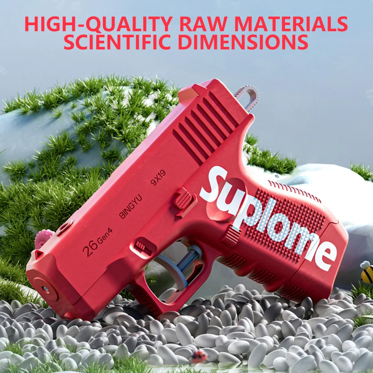 Pistolet na wodę do żartów, ręczny, dwukierunkowy, letnia zabawka do kłamań, zabawka do pływania dla dzieci na zewnątrz, prezent na plażę.