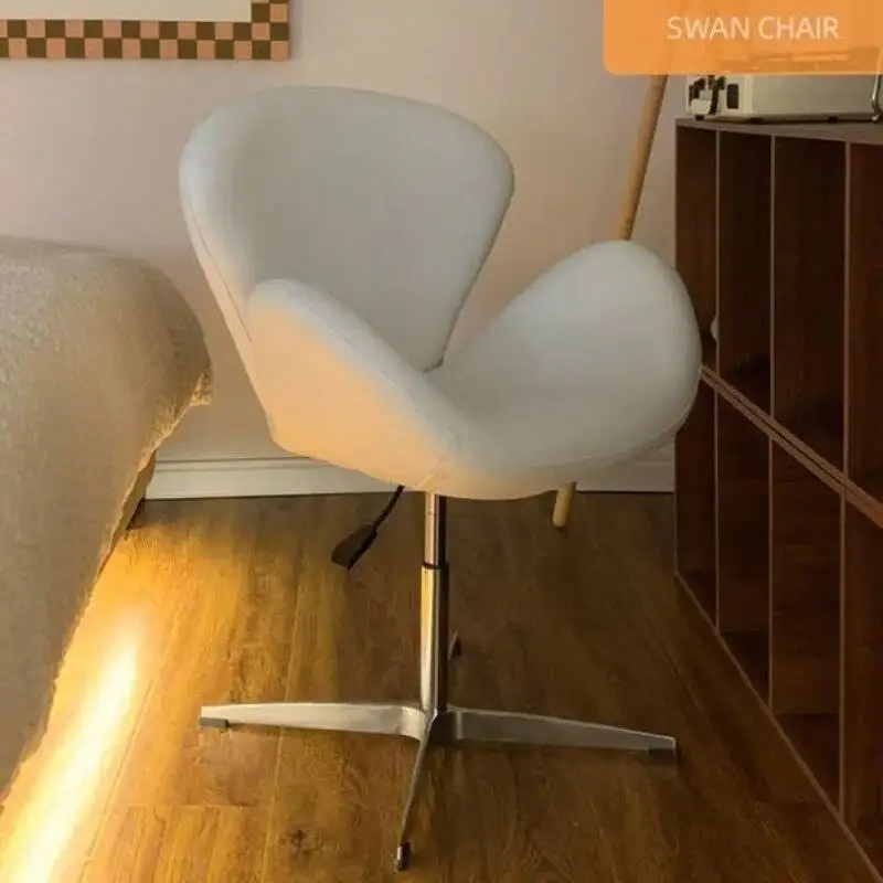 

Chair Pink Pedicure Swan Chair Stool Backrest Makeup Beauty Salon Chair Lounge Manicure Sillas Hairdresser Facility Furniture AA